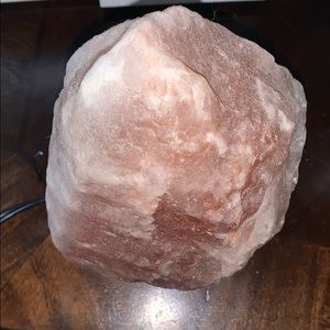 Salt rock lamp